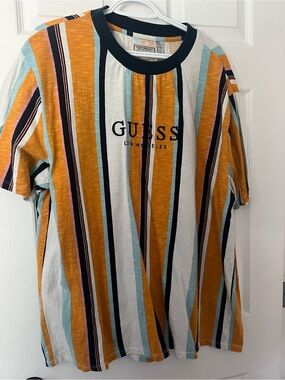 GUESS Men’s Striped Short Sleeve Tee XL